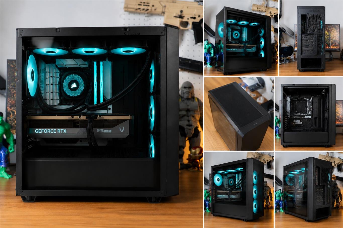 Đánh giá chi tiết Corsair 3200D RS ARGB: Khác biệt từ mặt khói 3D đến khả năng cân mượt tản AIO lớn