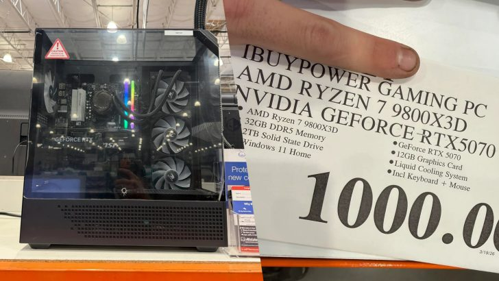 Gamer săn được dàn PC Ryzen 7 9800X3D và RTX 5070 với giá chỉ... 1.000 USD