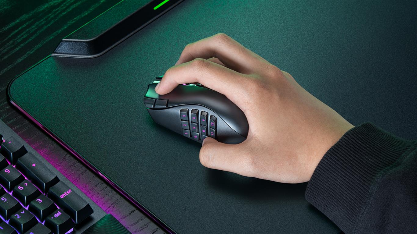 Razer Naga V3 Pro ra mắt: Chuột MMO 3 mặt hông, 12 nút và pin lên tới 280 giờ