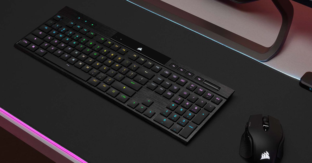 Pingtech K100 Corsair RGB Ultra thin 6 (1)